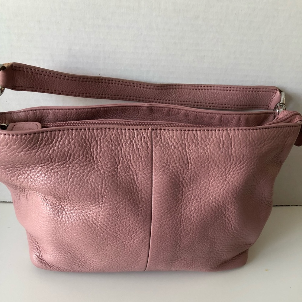 Pink Leather Hobo